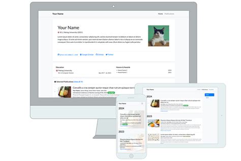 Github Pages Academic site