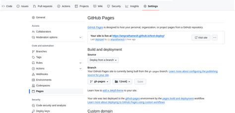 Github Pages Angular App