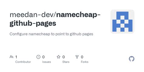 Github Pages Namecheap