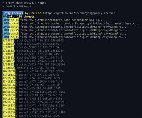 Github Proxy Checker