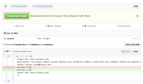 github pull request from command line