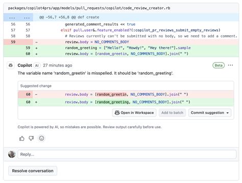 github require code review