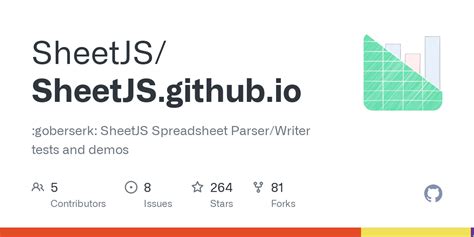 Github Sheetjs