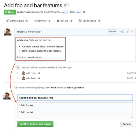Github Squash And Merge Author