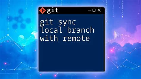 Github Sync Local With Remote