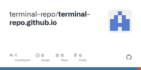 Github Terminal Repo
