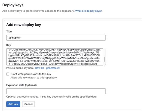 Gitlab Clone Deploy Key