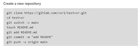gitlab commands with examples