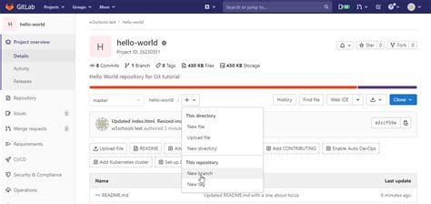 Gitlab Copy Branch To New Project