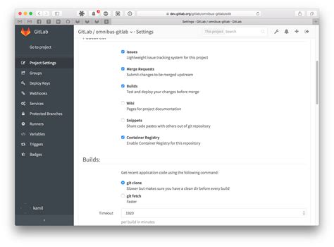 gitlab project access token container registry