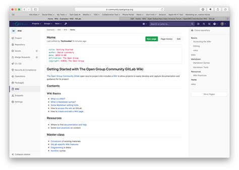 gitlab wiki documentation examples