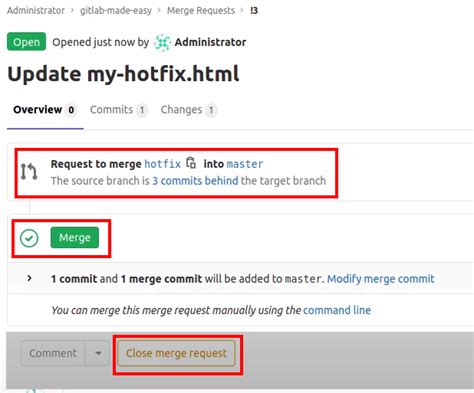gitlab Merge Request. 팀원이 개발한 Branch를 Master와 merge하여 프로젝트에… by phantom0308 Medium