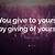 give of yourself quotes