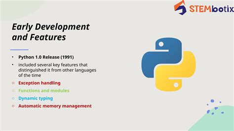 give a brief history of python programming language