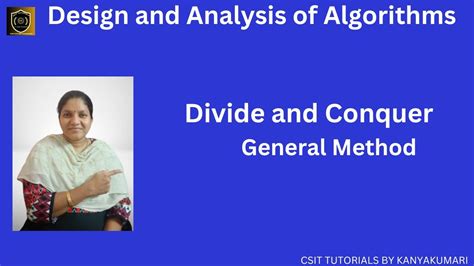 give a control abstraction for divide and conquer method
