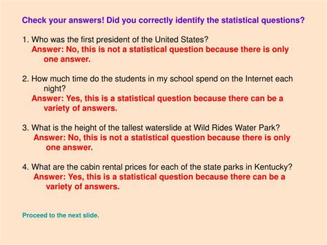 give me an example of a statistical question
