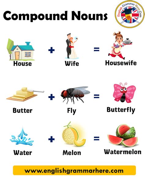 give some examples of compound words