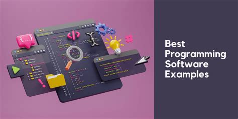 give two examples of programming software