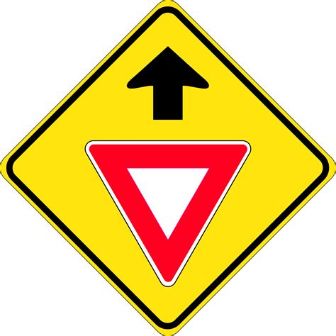 give way ahead sign