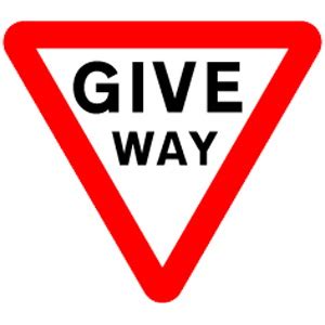 give way sign meaning