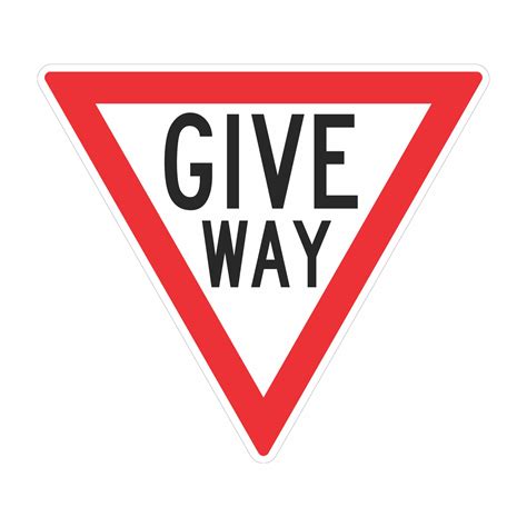 give way sign nsw