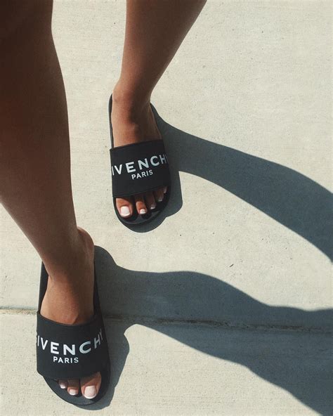 Givenchy Slides On Feet