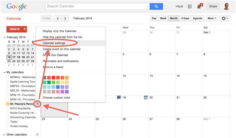 Giving Access To Google Calendar