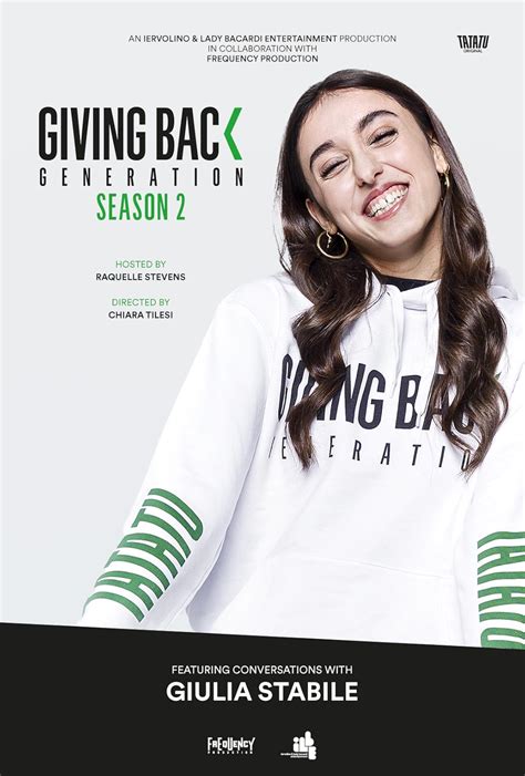 Topics Giving Back Generation Giulia Stabile Ideas