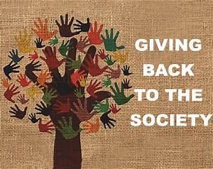 giving back to society