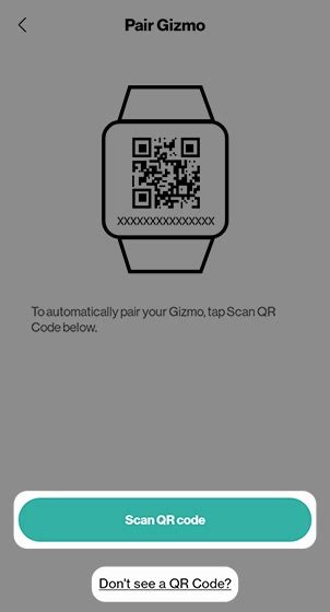 gizmo watch scan qr code