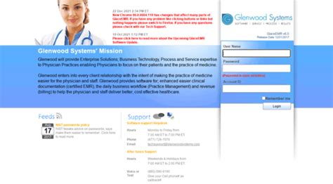 glaceemr login