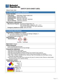 glacial acetic acid sds