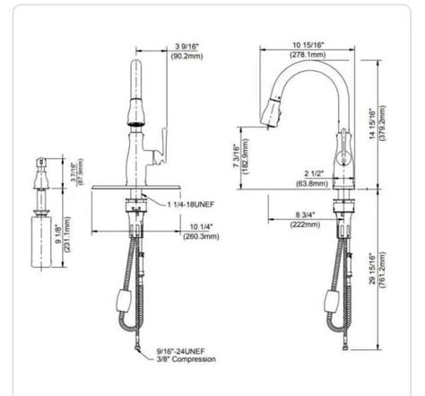 Glacier Bay Kitchen Faucet Assembly