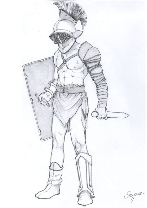 Gladiator Drawing