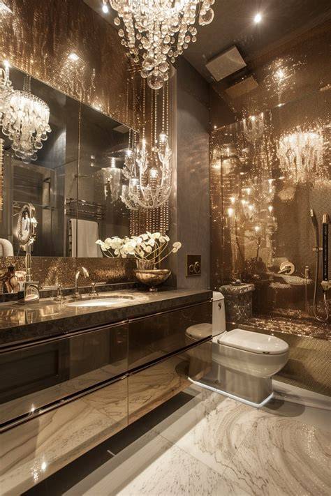 Glam Bathroom Decor Restroom decor, Bathroom decor, Futuristic bathroom