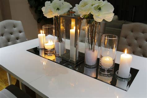 Glam Dining Table Centerpiece
