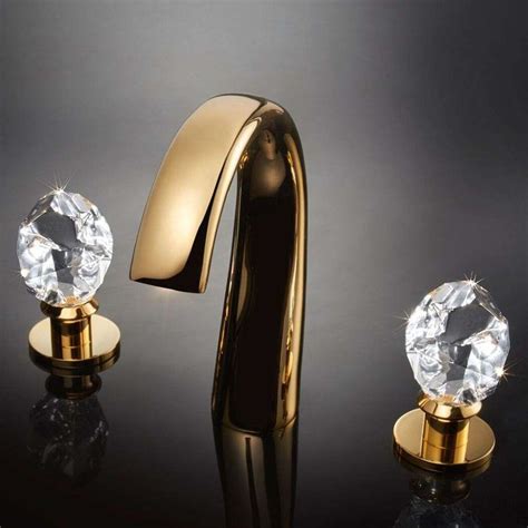 Glamorous faucet with swarovski crystal elements digsdigs faucet