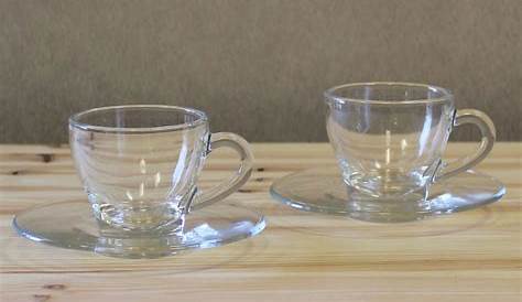Socrates Double Walled Glass Cup Saucer Set Of 2 Glass Tea Cups Double Wall Glass Cup And Saucer Set