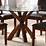 Tripode Wood and Glass Dining Table Klarity Glass Furniture