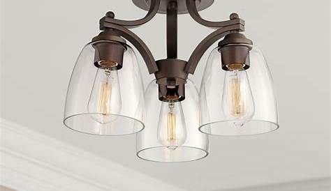 Brass And Glass Dome Semi Flush Mount Ceiling Light By World Market Foyer Lighting Fixtures Flush Ceiling Lights Flush Mount Ceiling Lights