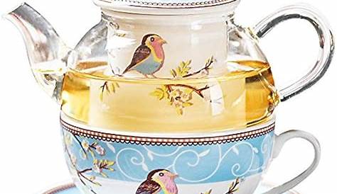 Gifts Set Glass Teapot Tea Cups Set 600ml Tea Pot 6 X Double Wall Cup Warmer Wish Glass Tea Set Tea Pots Glass Tea