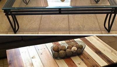 Glass Top Coffee Table Makeover Diy Thrift Stores