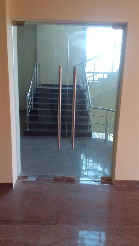 glass and stainless steel doors