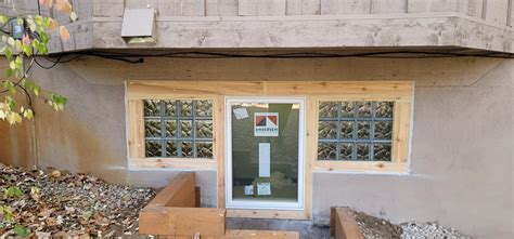 Glass Block Egress Window