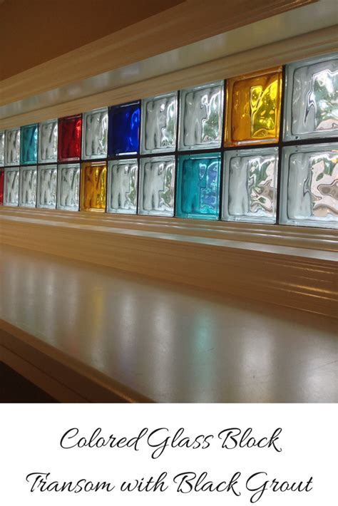 Glass Block Transom Window