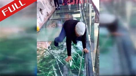 glass bridge in china that cracks