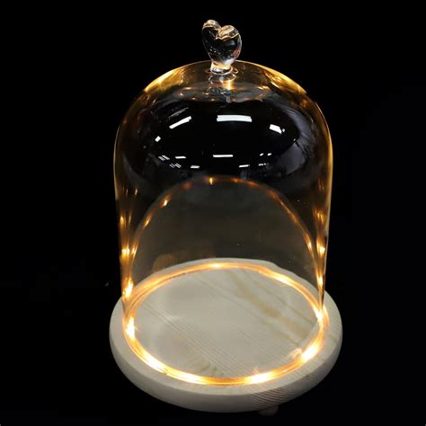 Glass Display Dome With Base