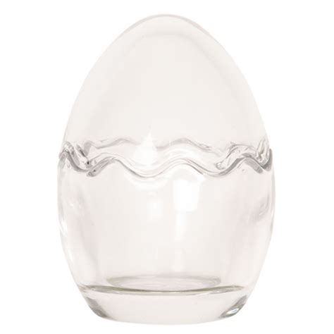 Glass Egg Storage Jar