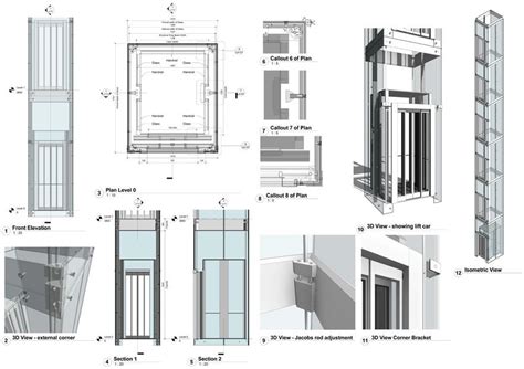 Glass Elevator Details