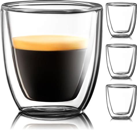 Glass Espresso Cups Set